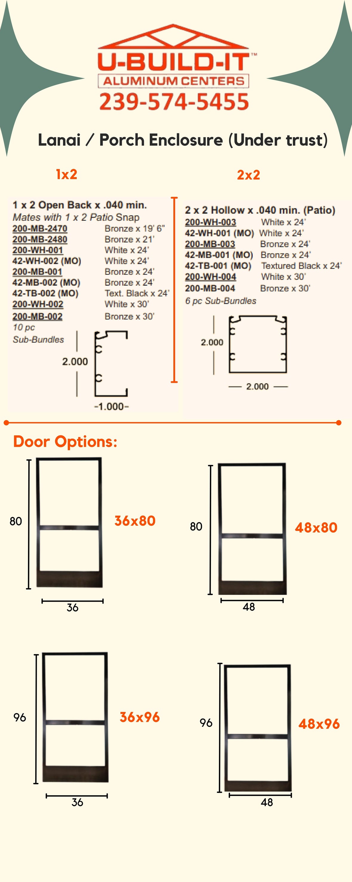 Transform Your Outdoor Living: Discover the Benefits of Lanai Enclosures by U-Build-It Aluminum Centers