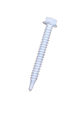 #12 TEK 2" White (10 Pack)