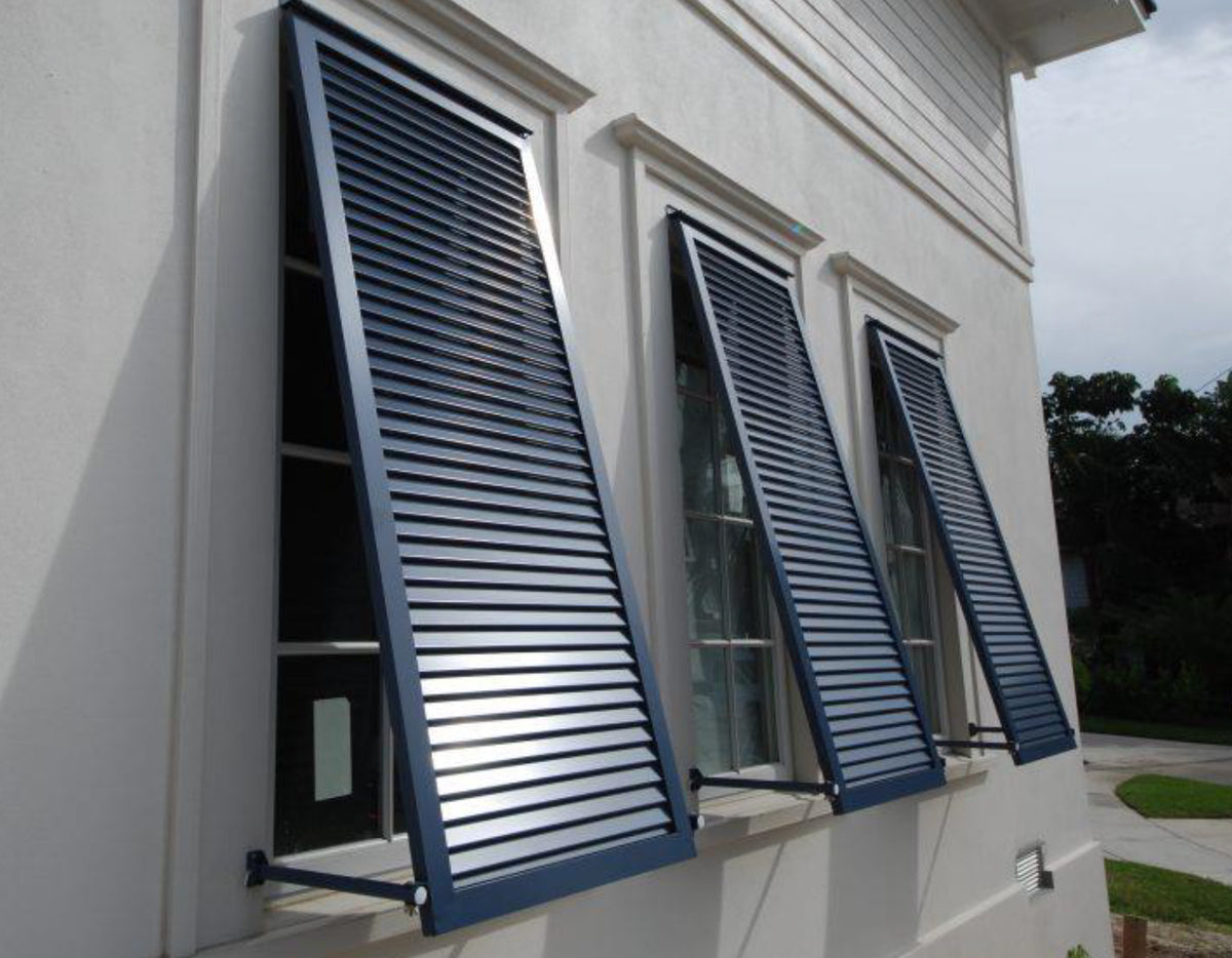 Custom Bahama Shutters UBuildIt Aluminum Centers