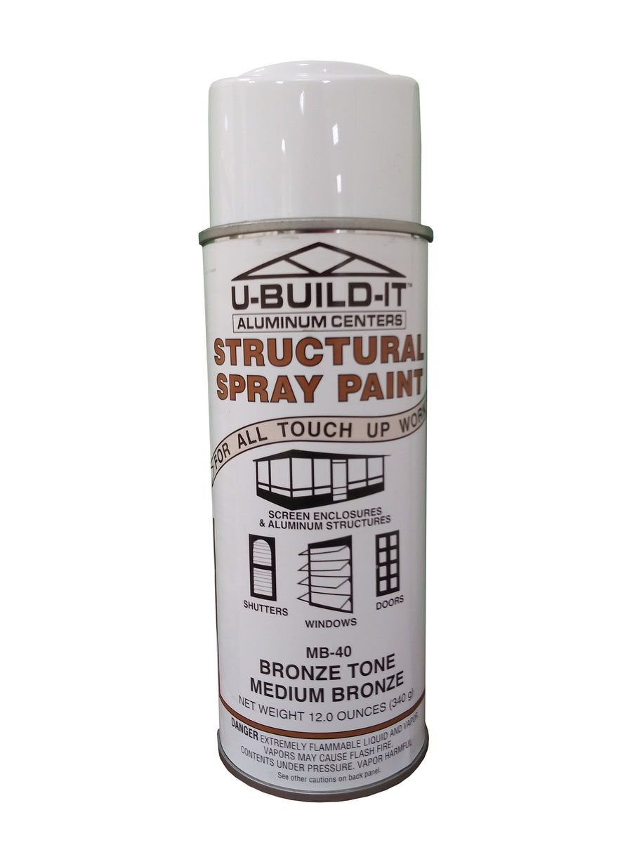 Paint Structural Bronze Spray Paint UBuildIt Aluminum Centers