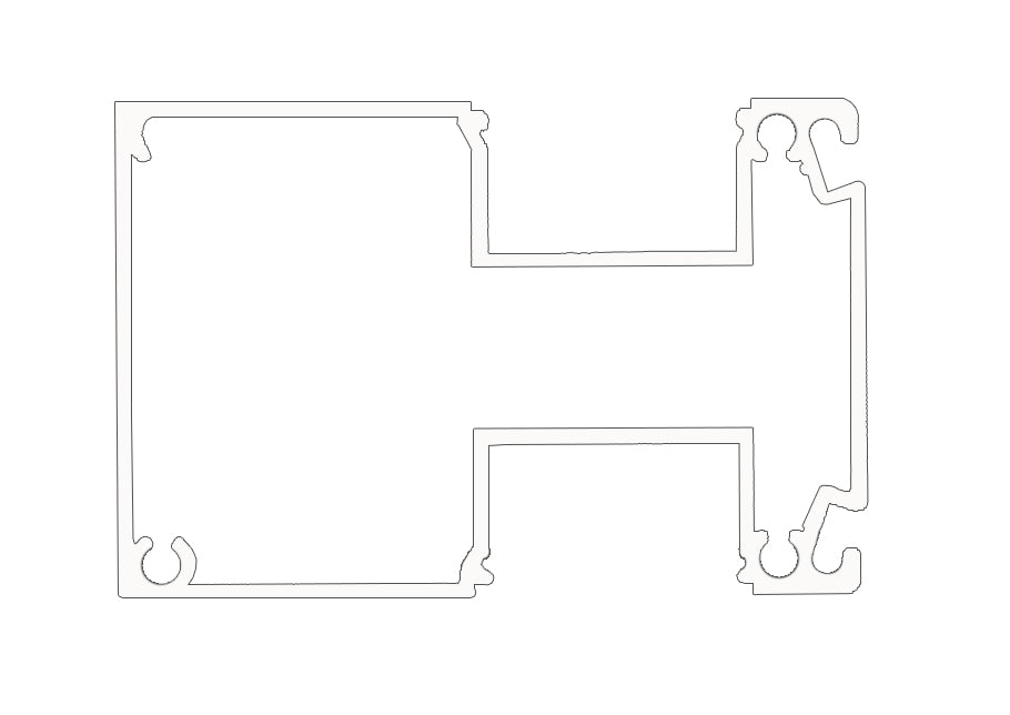 UES 2 x 3 White UBuildIt Aluminum Centers