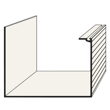 Buy white Super Gutter 5"