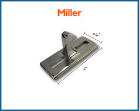 Sliding door keepers “Miller”