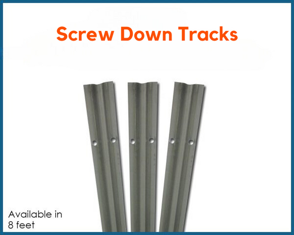 Sliding Glass Door Heavy Duty Screwdown Track