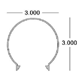 End Cap for Round Rail