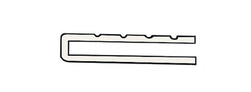 K.P. Channel Extruded White 12'