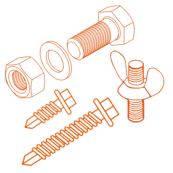 <h4>Fasteners</h4>