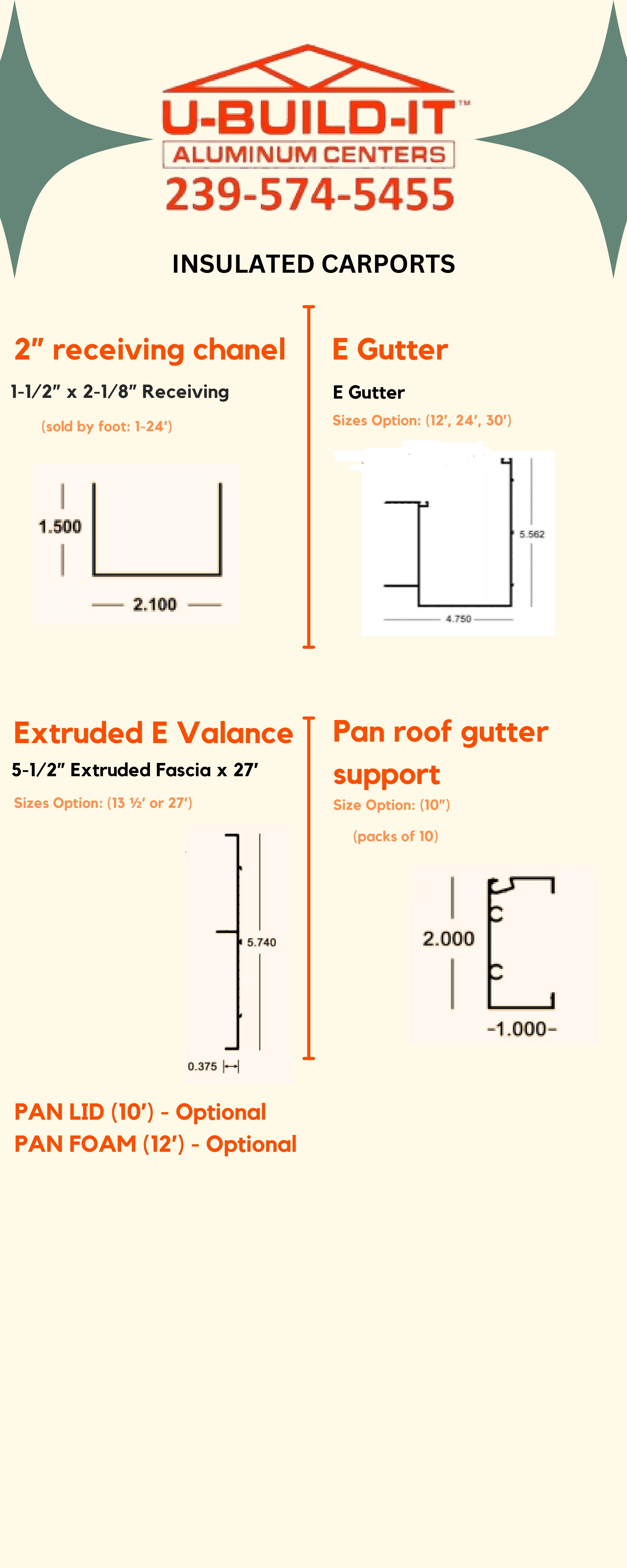 Pan Roof / Carports