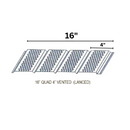 Aluminum Soffit - 16" Quad 4"-1