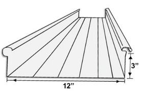 3” Standard Roof Pan.024