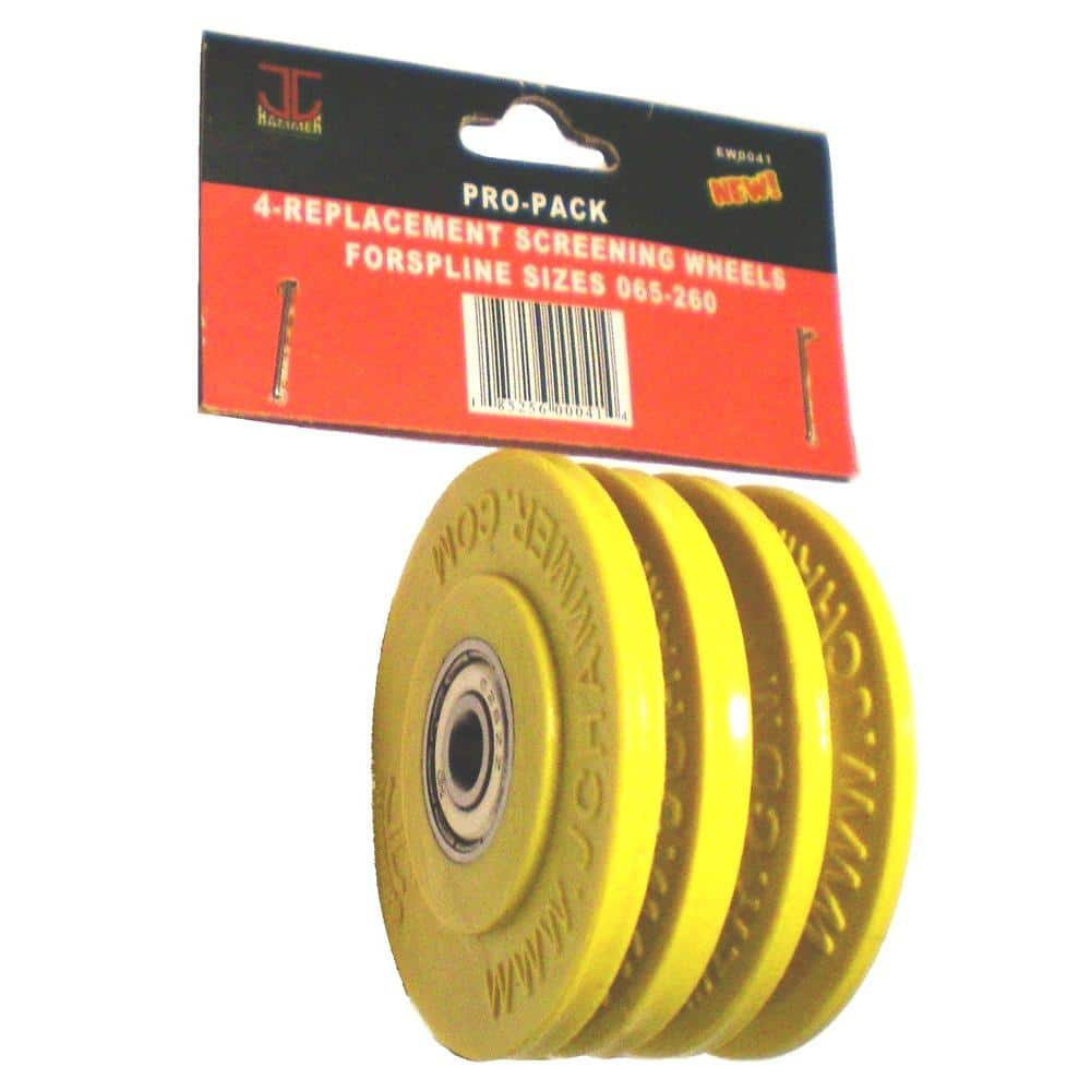 Replacement Wheel for Roller Pack of 4 - 0