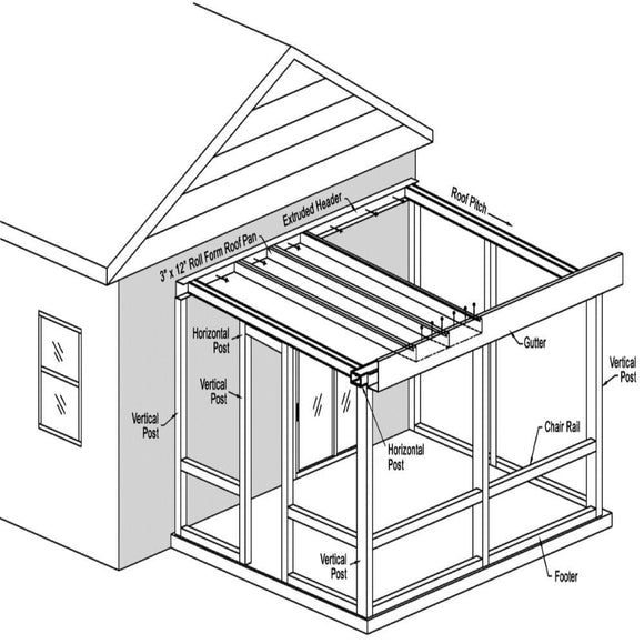 3” Standard Roof Pan.024