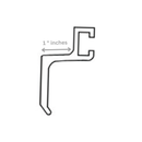 Storm Panel Track - Build Out F-Track/Sill-3