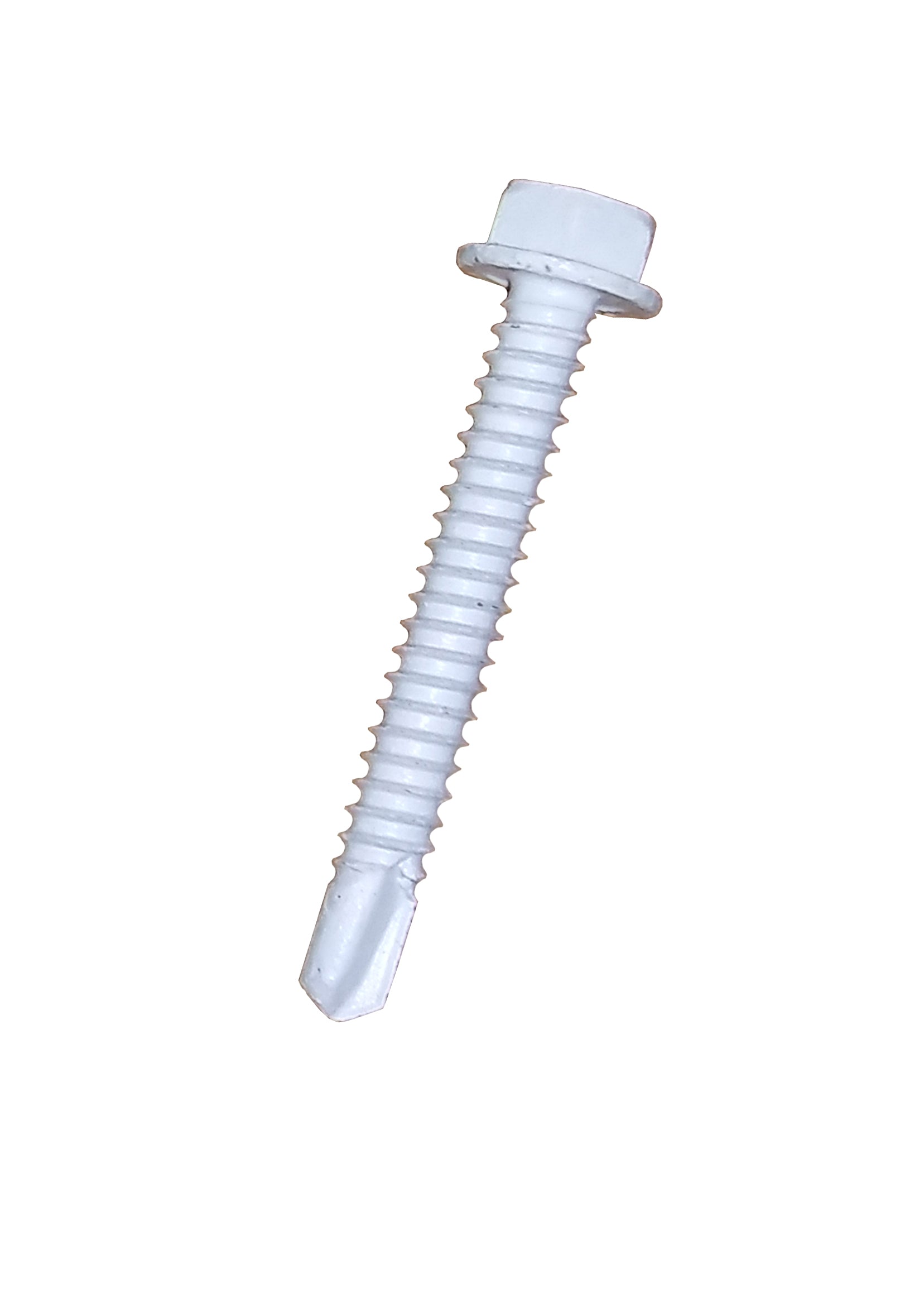 #14 Tek 2" White (10 Pack)
