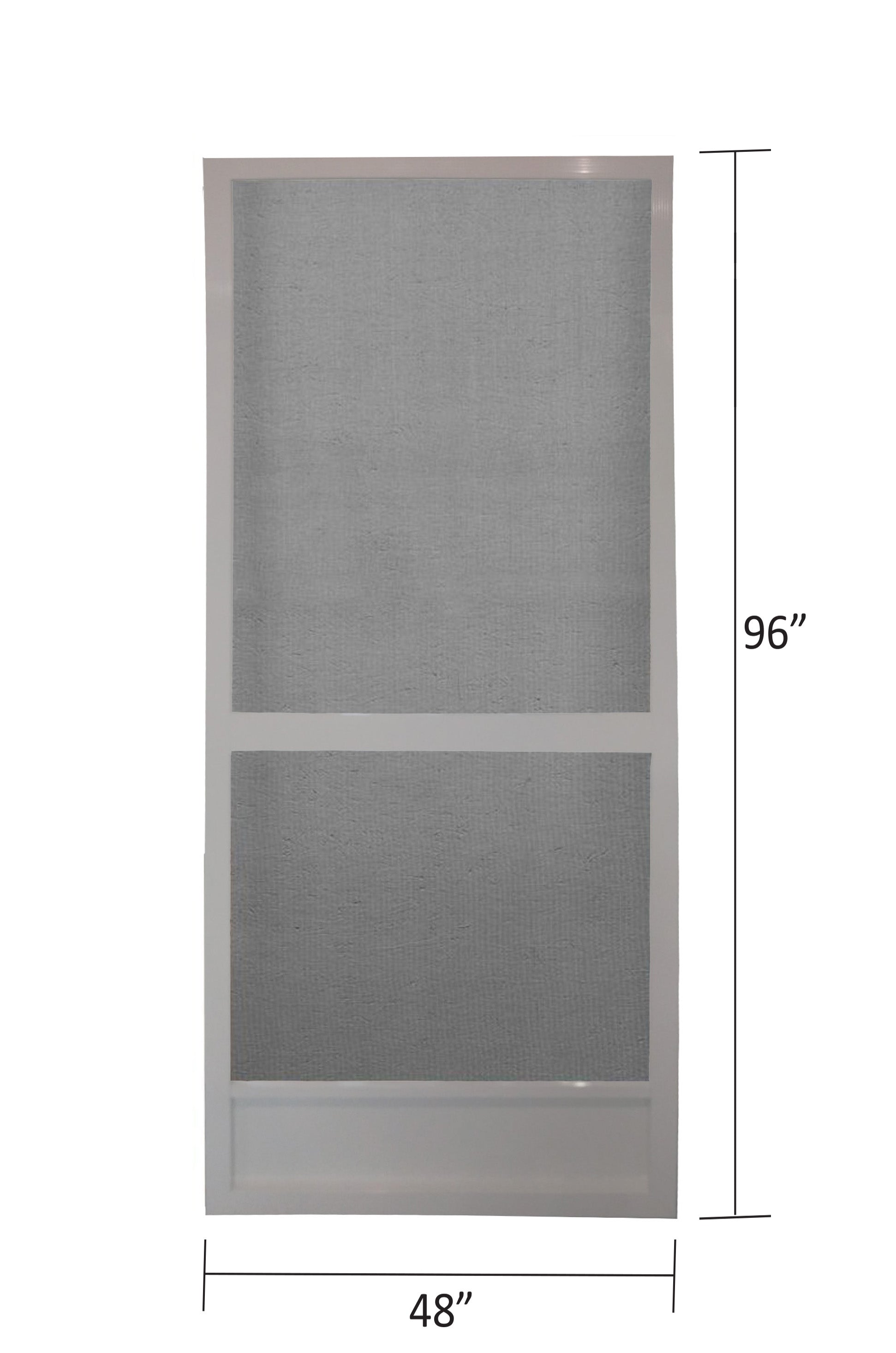 48 X 96 Patio Door White