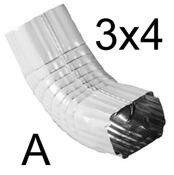 3 X 4 A Elbow White