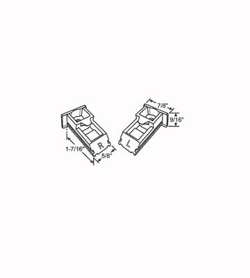 900-20576NS Sash Cam (Set)  - U-Build-It Aluminum Centers