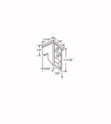 HWA143 Sash Cam  - U-Build-It Aluminum Centers