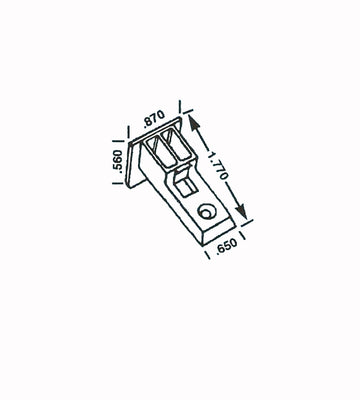 HWP455 Sash Cam  - U-Build-It Aluminum Centers