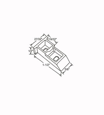 HWP425 Sash Cam  - U-Build-It Aluminum Centers