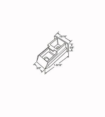 HWP910 Sash Cam  - U-Build-It Aluminum Centers