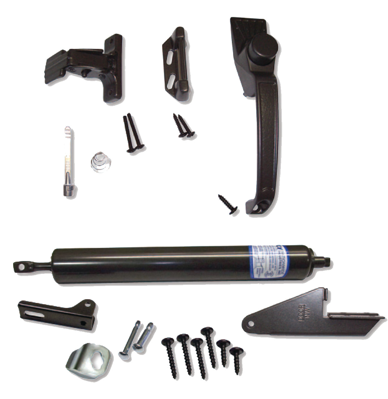 Screen Door - Closure Kit Bronze | U-Build-It Aluminum Centers