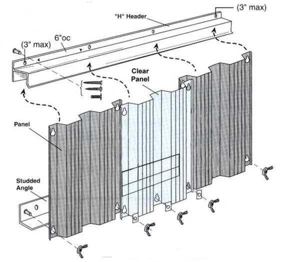 2" Clear Lexan - Ordered to size up to 10 Feet